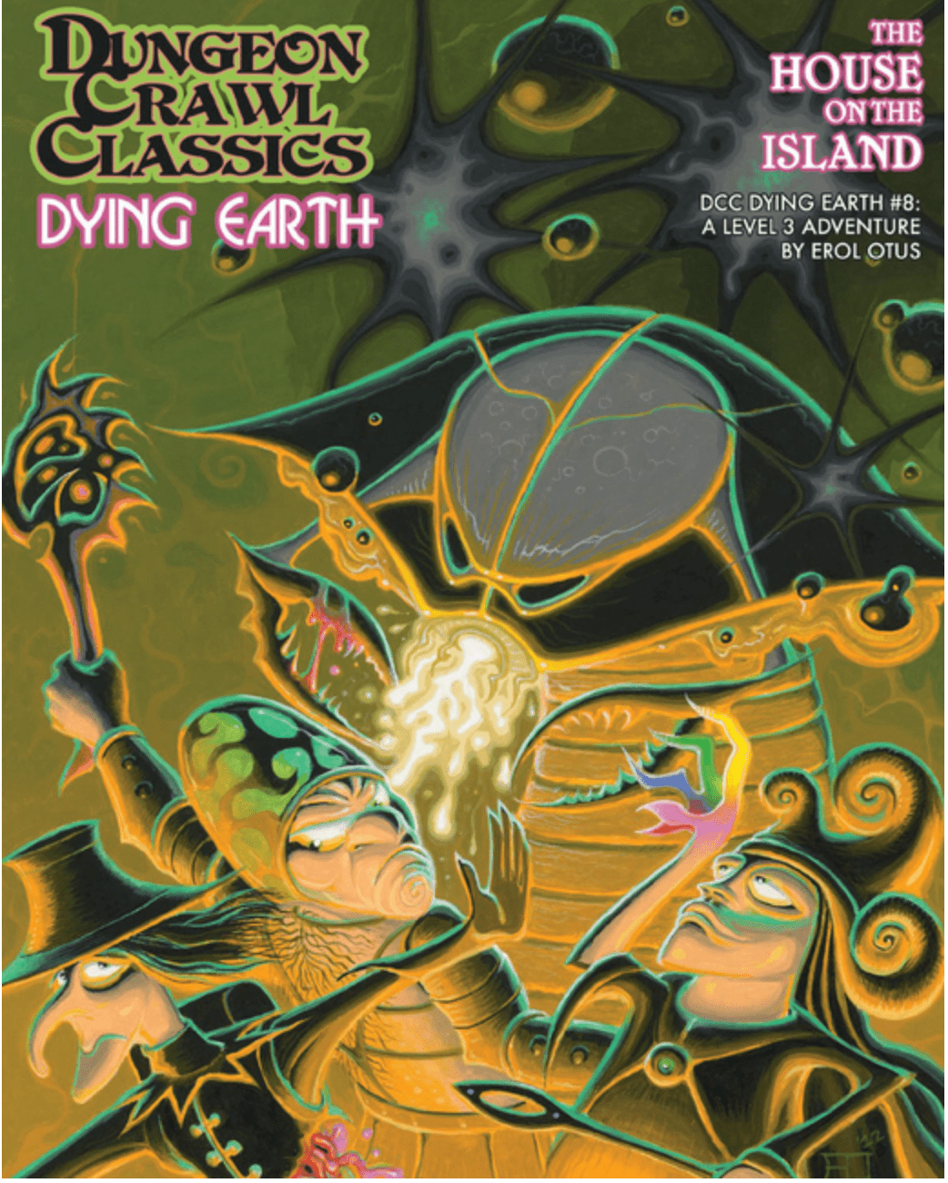 Goodman Games Tabletop Games > Role-Playing Games Dungeon Crawl Classics: Dying Earth - #8 The House on the Island 9781958809327 GMG 5274S