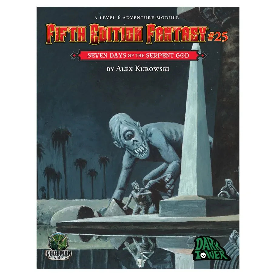 D&D 5E: Fifth Edition Fantasy: Adventure #25: Seven Days of the Serpent God