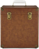 GPO Music > Music Supplies GPO Retro SWB18BRO 12" Vinyl Record Case 35 Count Capacity with Removable Lid - Brown 5060237570849 GPO70849