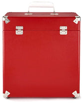 GPO Music > Music Supplies GPO Retro SWB18RED 12" Vinyl Record Case 35 Count Capacity with Removable Lid - Red 5060237570863 GPO70863