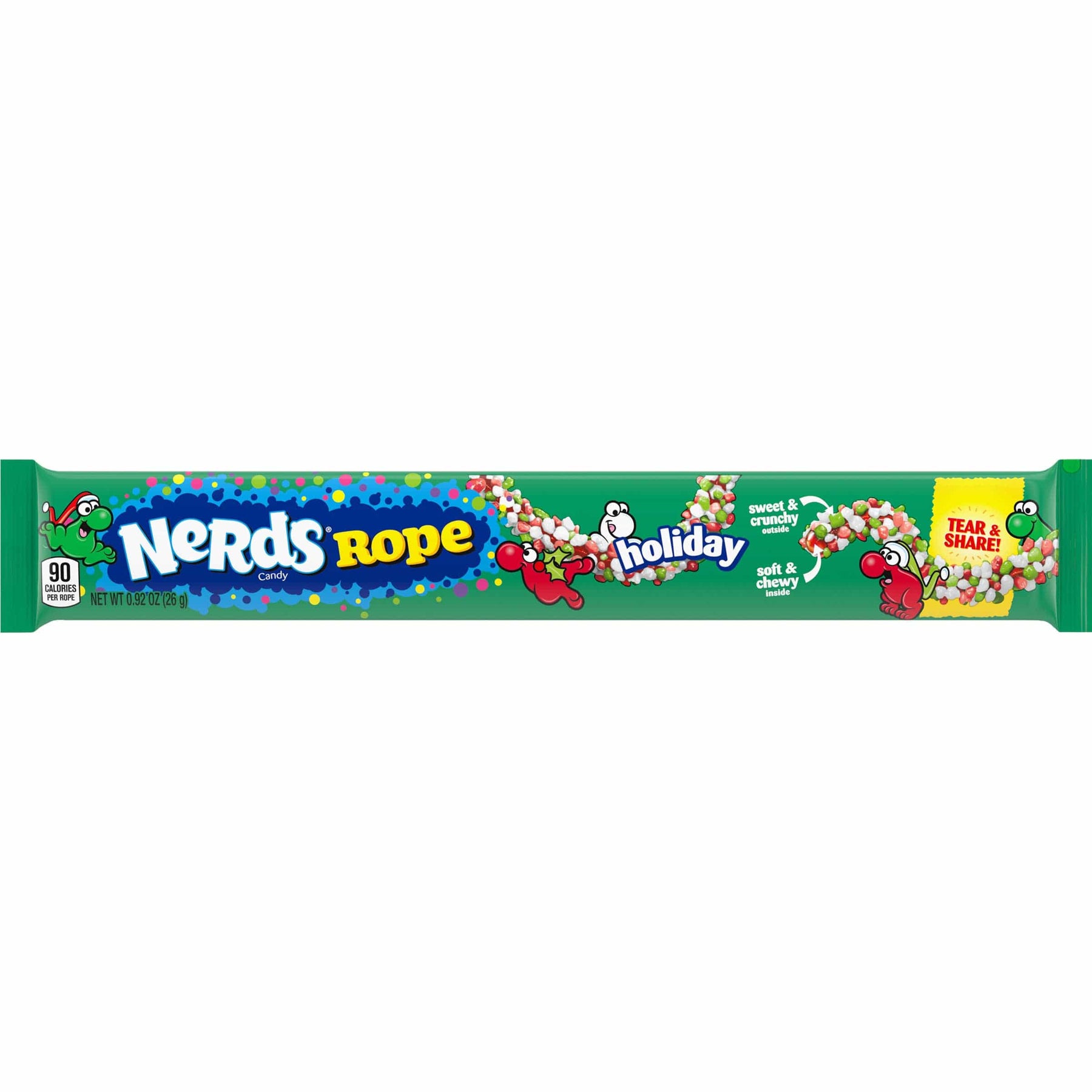 Grandpa Joe's Candy Shop Nerds Holiday Ropes 24ct 041420047459 W25-14490