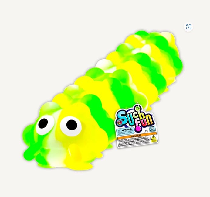 Grandpa Joe's Candy Shop Toys > Fidget Toys Such Fun - Light Up Suction Caterpillar 075656049017 50344