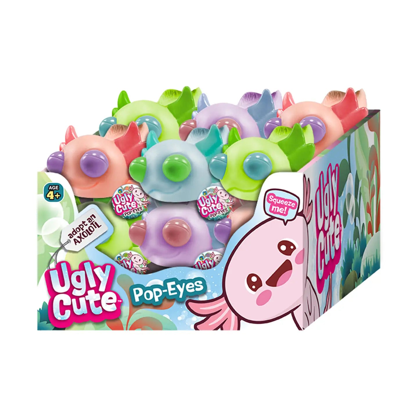 Grandpa Joe's Candy Shop Toys > Fidget Toys Ugly Cute Pop-Eyes Axolotl 075656047471 50316