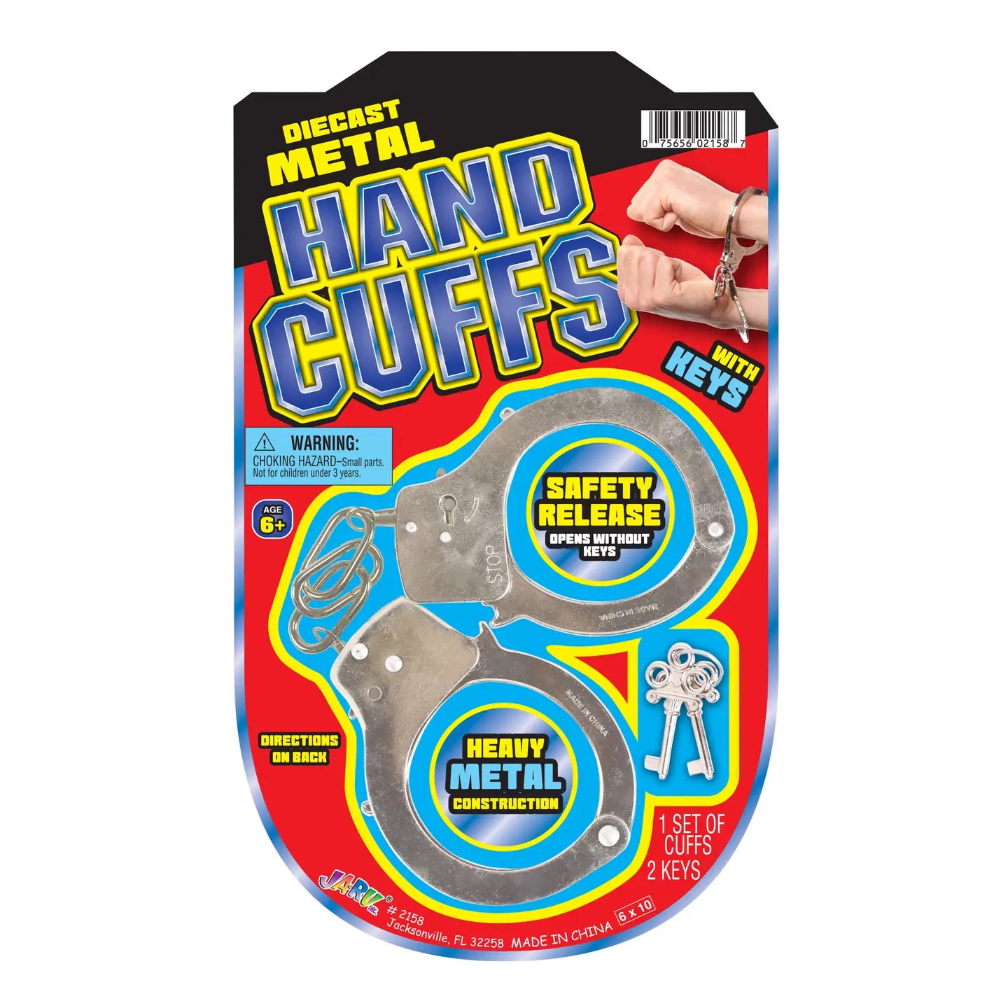 Grandpa Joe's Candy Shop Toys > Other Toys Diecast Metal Hand Cuffs 075656021587 50320