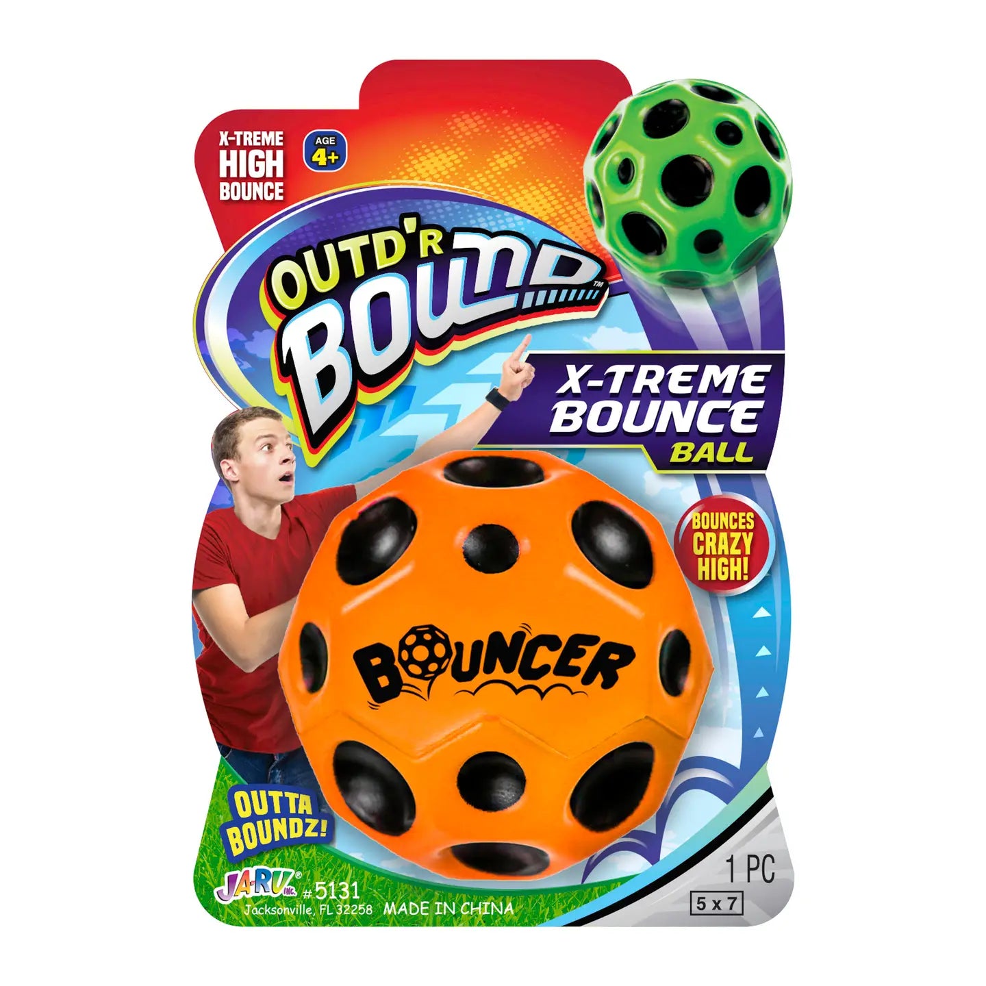 Grandpa Joe's Candy Shop Toys Outdoor Bound X-Treme Bounce Ball 075656051317 50314