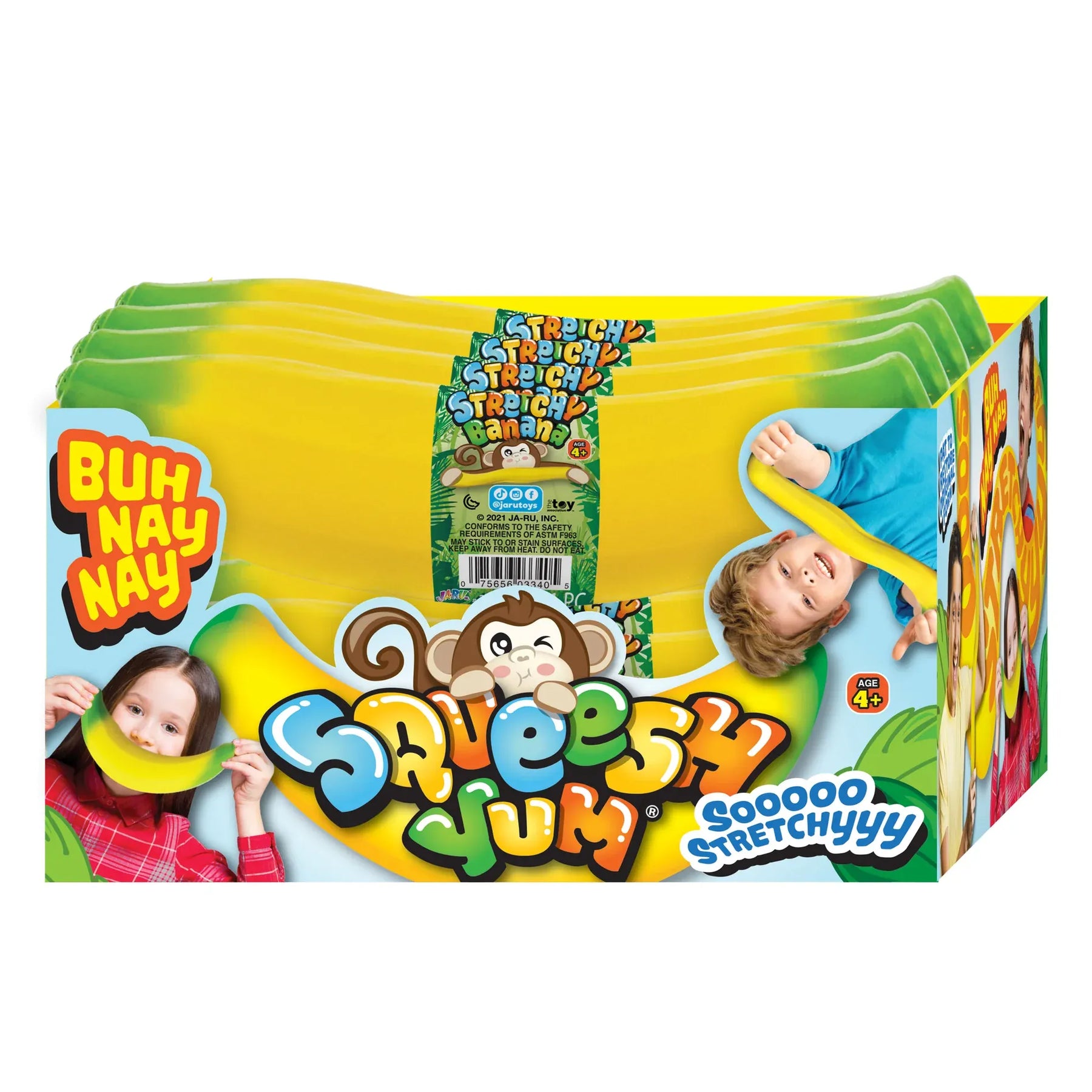 Grandpa Joe's Candy Shop Toys Squeesh Yum - Buh Nay Nay Stretch Banana 075656033405 50308