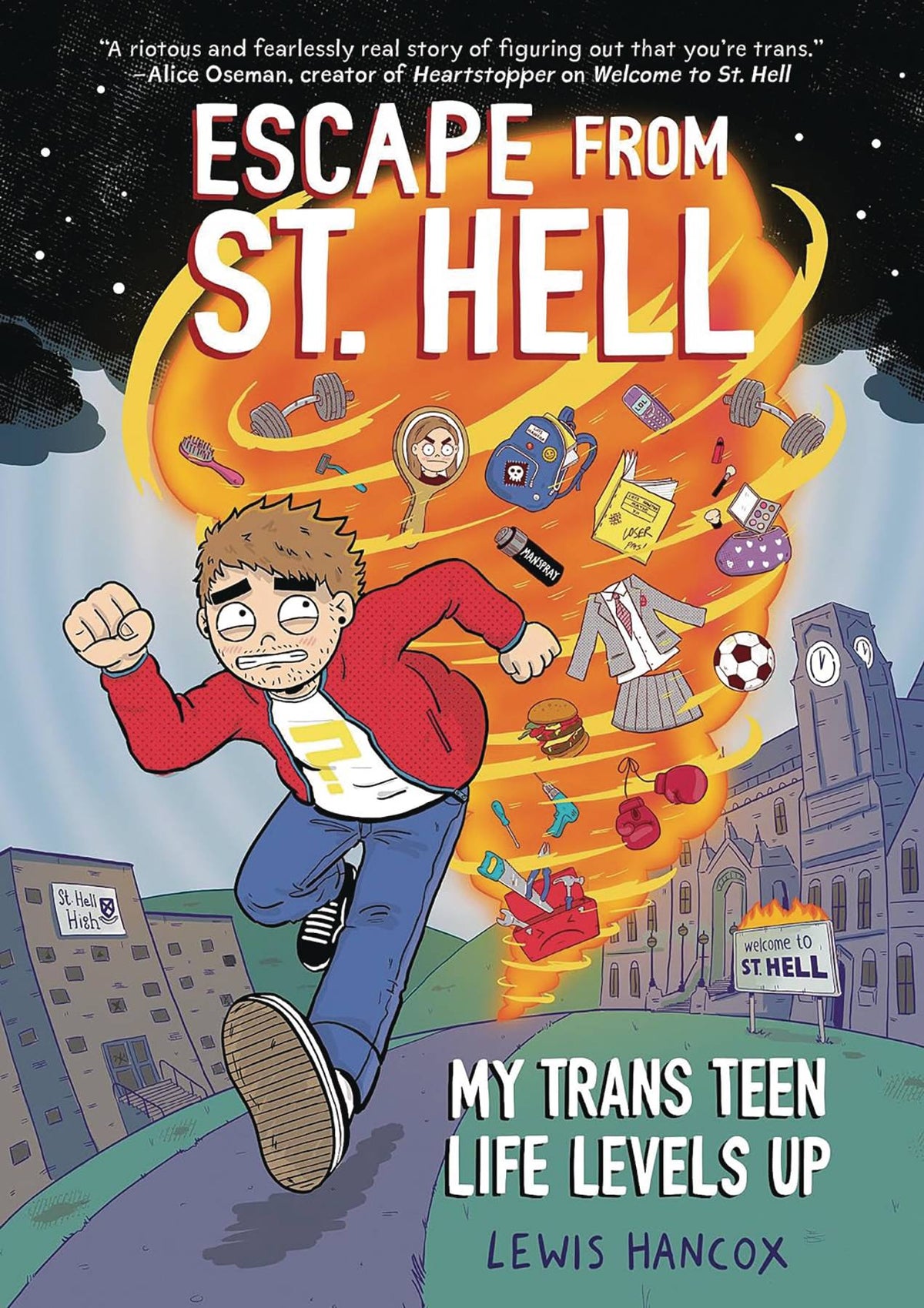 GRAPHIX Graphic Novel ESCAPE FROM ST HELL MY TRANS TEEN LEVELS UP HC GN (MR) 978133882447652799 MAR241689