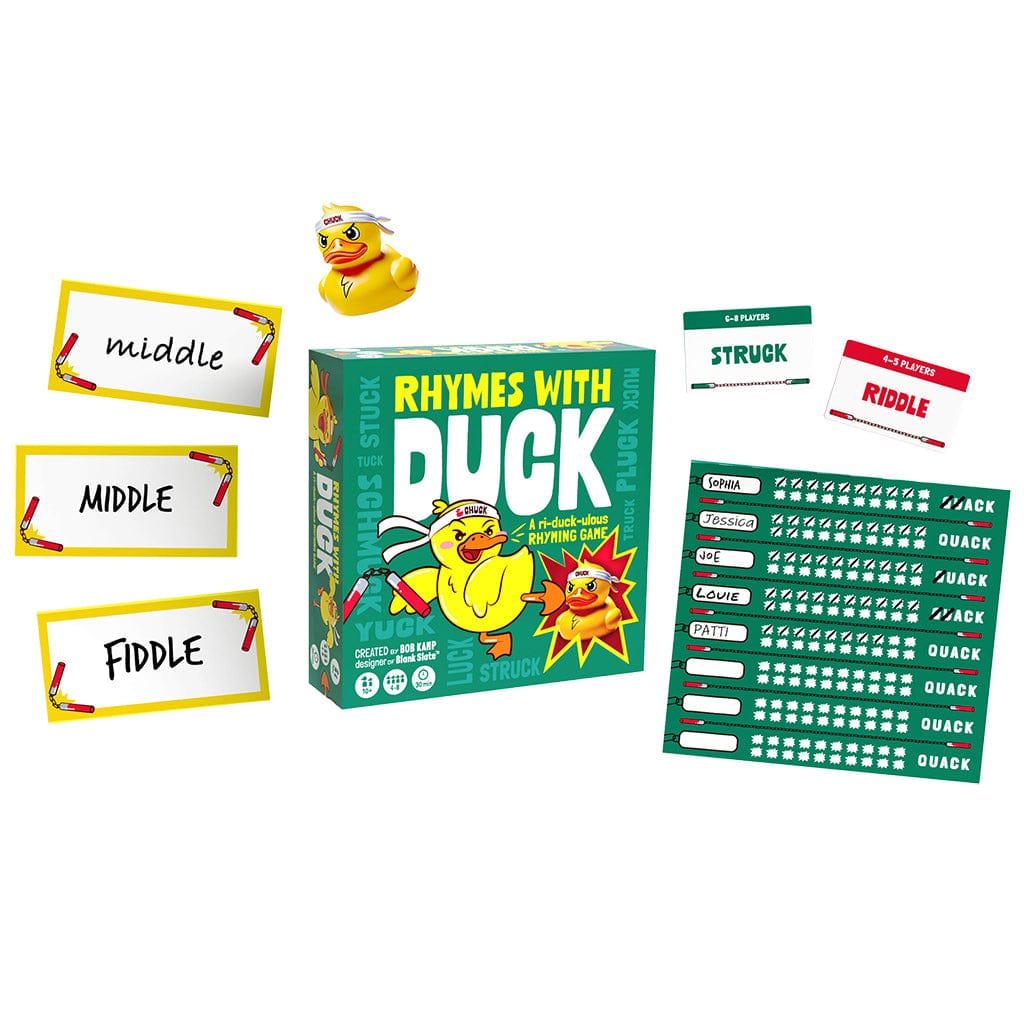 Gray Matters Games Board Games Rhymes with Duck 198715300901 RWD2025