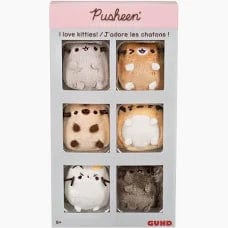 Gund Toys > Plushies GUND: PUSHEEN I LOVE KITTIES MINI PLUSHIE BOX SET (6) 778988480229