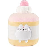 Gund Toys > Plushies Gund: Pusheen Sweets - Strawberry Sponge Cake 6" 681147052888 6072146