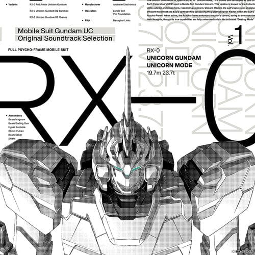 Gundam Music > Vinyl Records Gundam - Unicorn - Selection Vol. 1 (Original Soundtrack) [Import] 4580547060614 SNYJ4706061.1