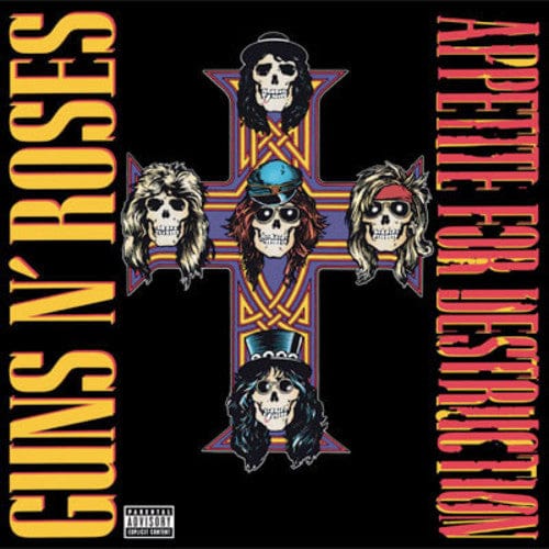 Guns N' Roses Music > Vinyl Records Guns N' Roses - Appetite for Destruction - Black Vinyl [US] 720642414811 GEF24148.1