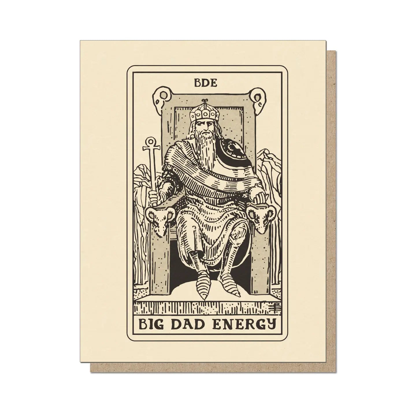Guttersnipe Press Greetings Stationery > Greeting Cards Big Dad Energy Greeting Card 02418684 5022