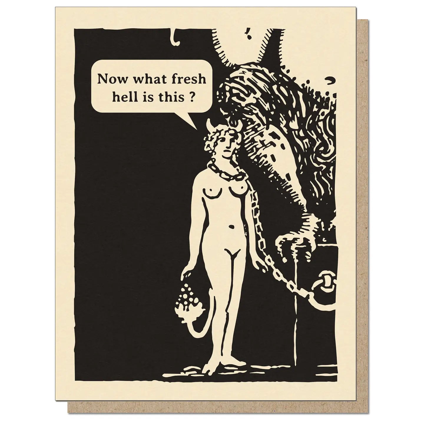 Guttersnipe Press Greetings Stationery > Greeting Cards Fresh Hell Tarot Greeting Card 1125