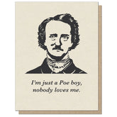 Guttersnipe Press Greetings Stationery > Greeting Cards Poe Boy Greeting Card 1081
