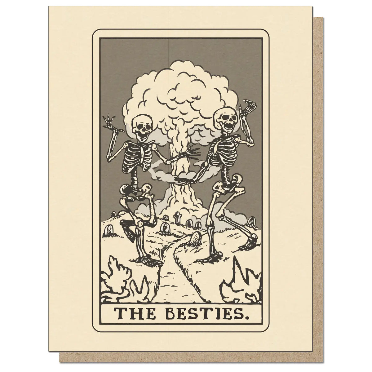 Guttersnipe Press Greetings Stationery > Greeting Cards The Besties Tarot Card 850022441424 1144