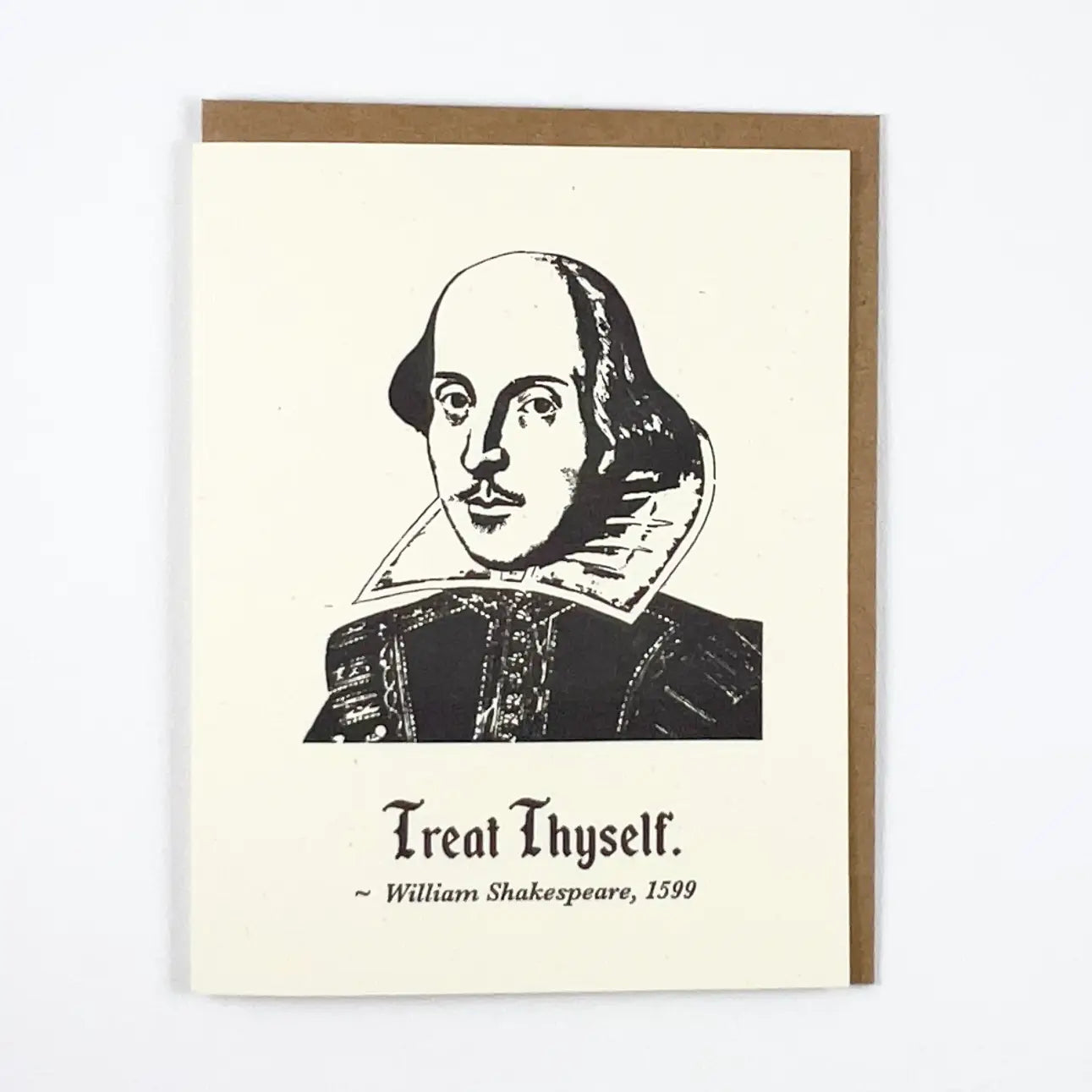Guttersnipe Press Greetings Stationery > Greeting Cards Treat Thyself Greeting Card 1122