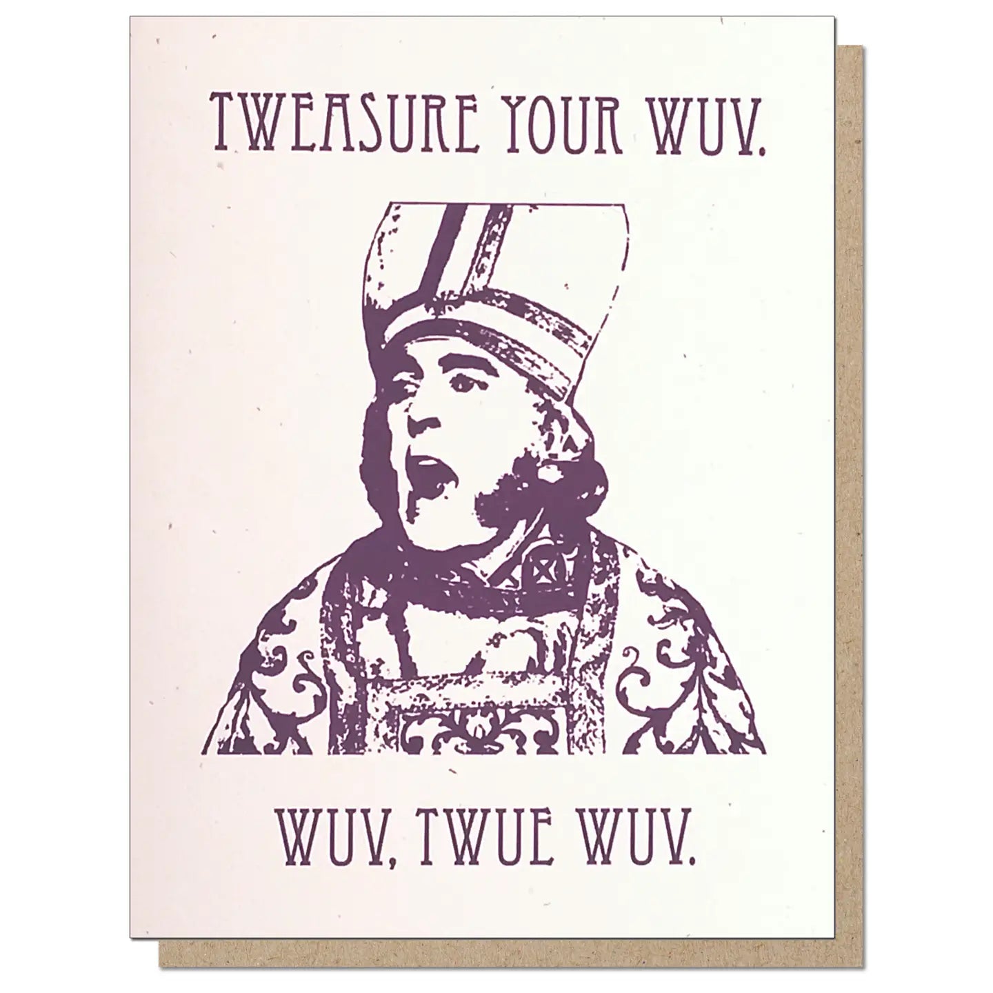 Guttersnipe Press Greetings Stationery > Greeting Cards Twue Wuv Greeting Card 1052