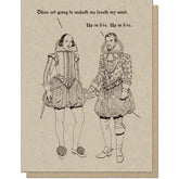 Guttersnipe Press Greetings Stationery > Greeting Cards Up in Here. Hip Hop Shakespeare Greeting Card 1141