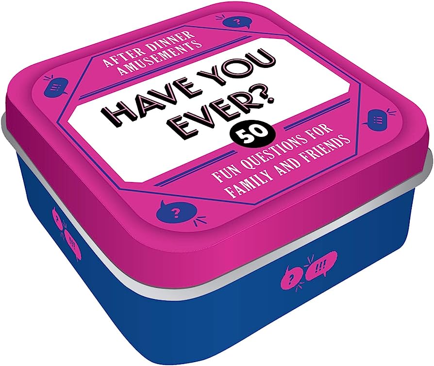 Hachette Book Group Board Games > Party Games After Dinner Amusements: Have You Ever? 9781797212661 CHR 2661