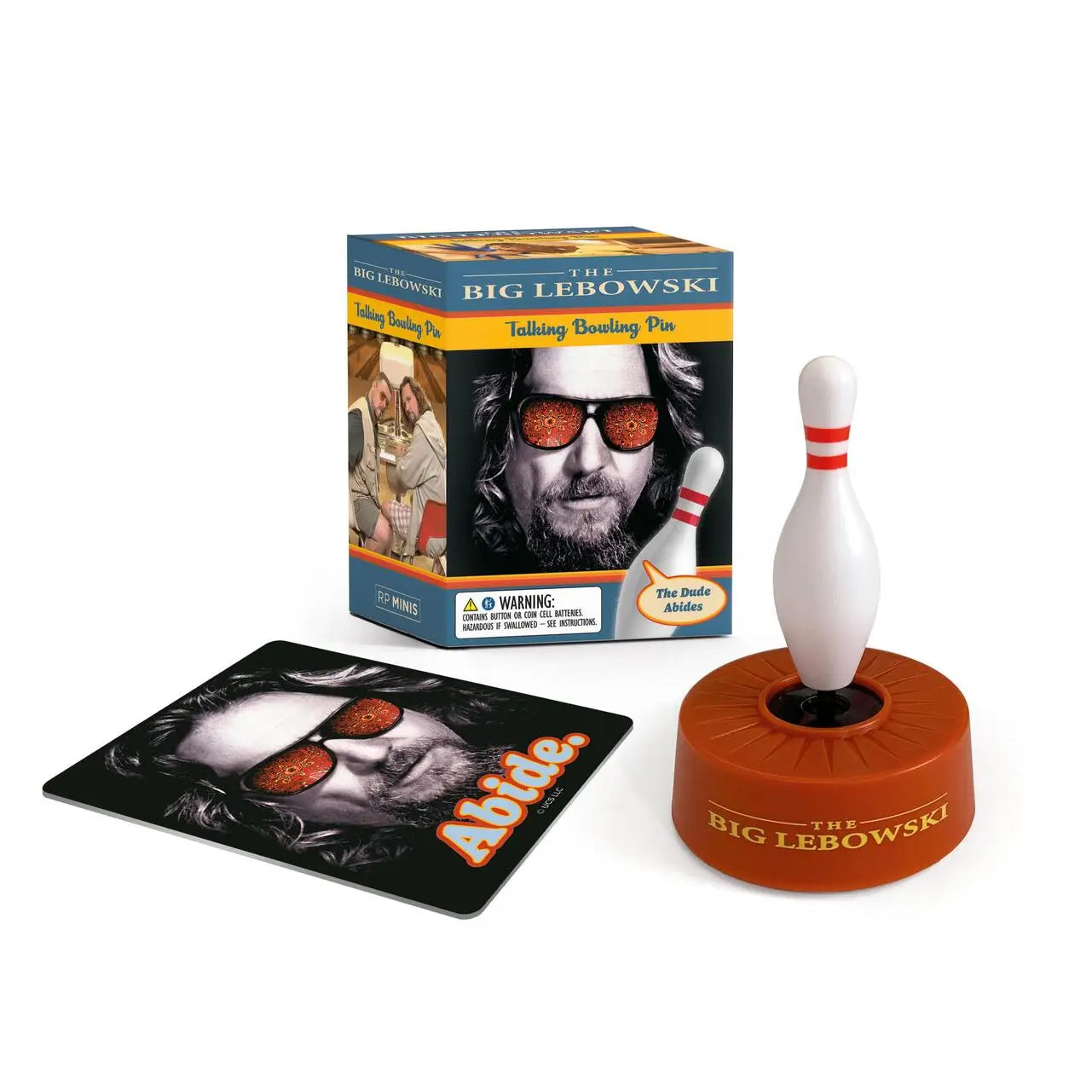 Hachette Book Group Toys > Art Toys Big Lebowski Talking Bowling Pin [Mini Kit] 9780762484256