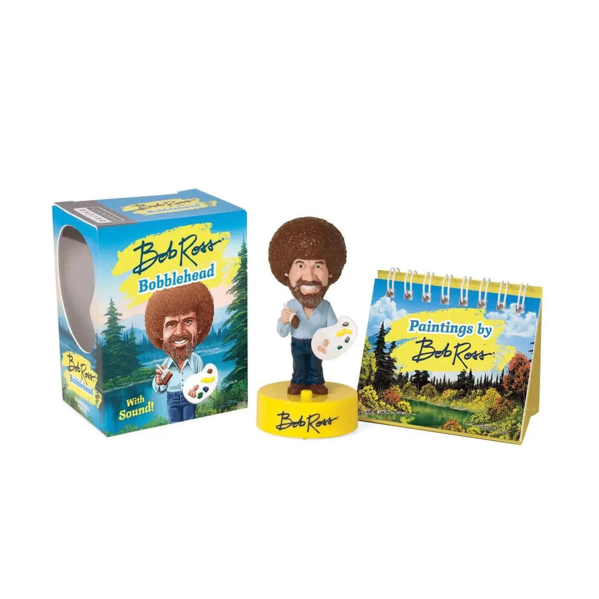 Hachette Book Group Toys > Art Toys Bob Ross Bobblehead: with Sound! [Mini Kit] 9780762490417
