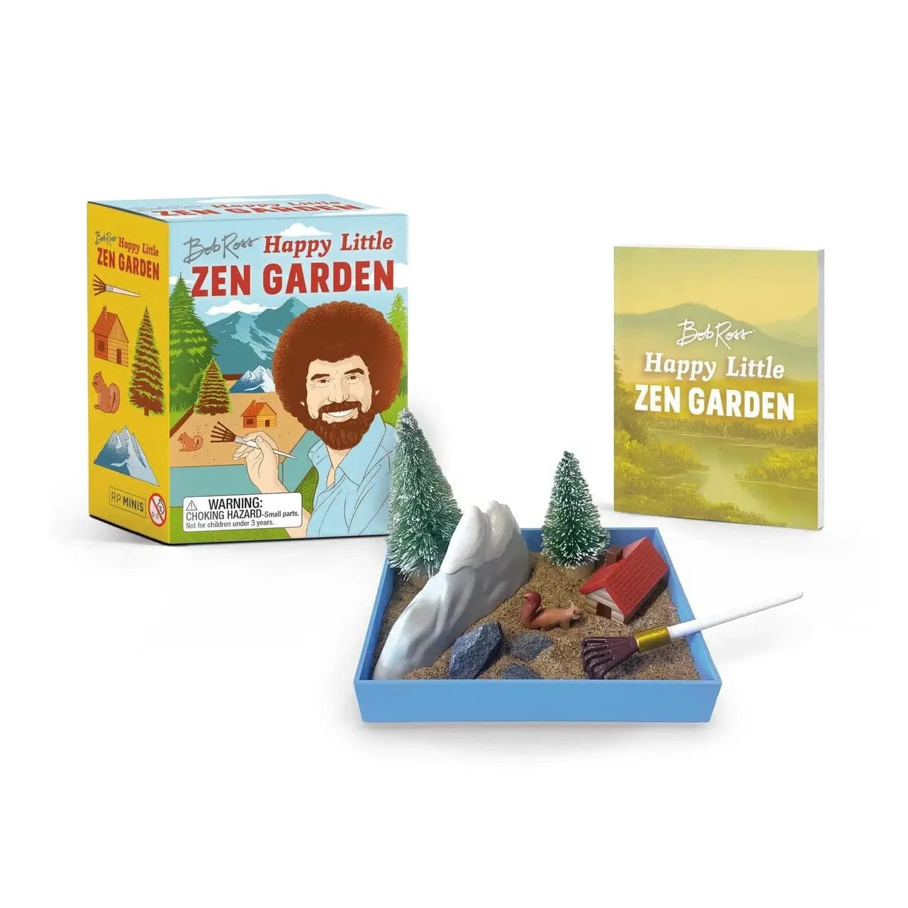 Hachette Book Group Toys > Art Toys Bob Ross Happy Little Zen Garden [Mini Kit] 9780762483051
