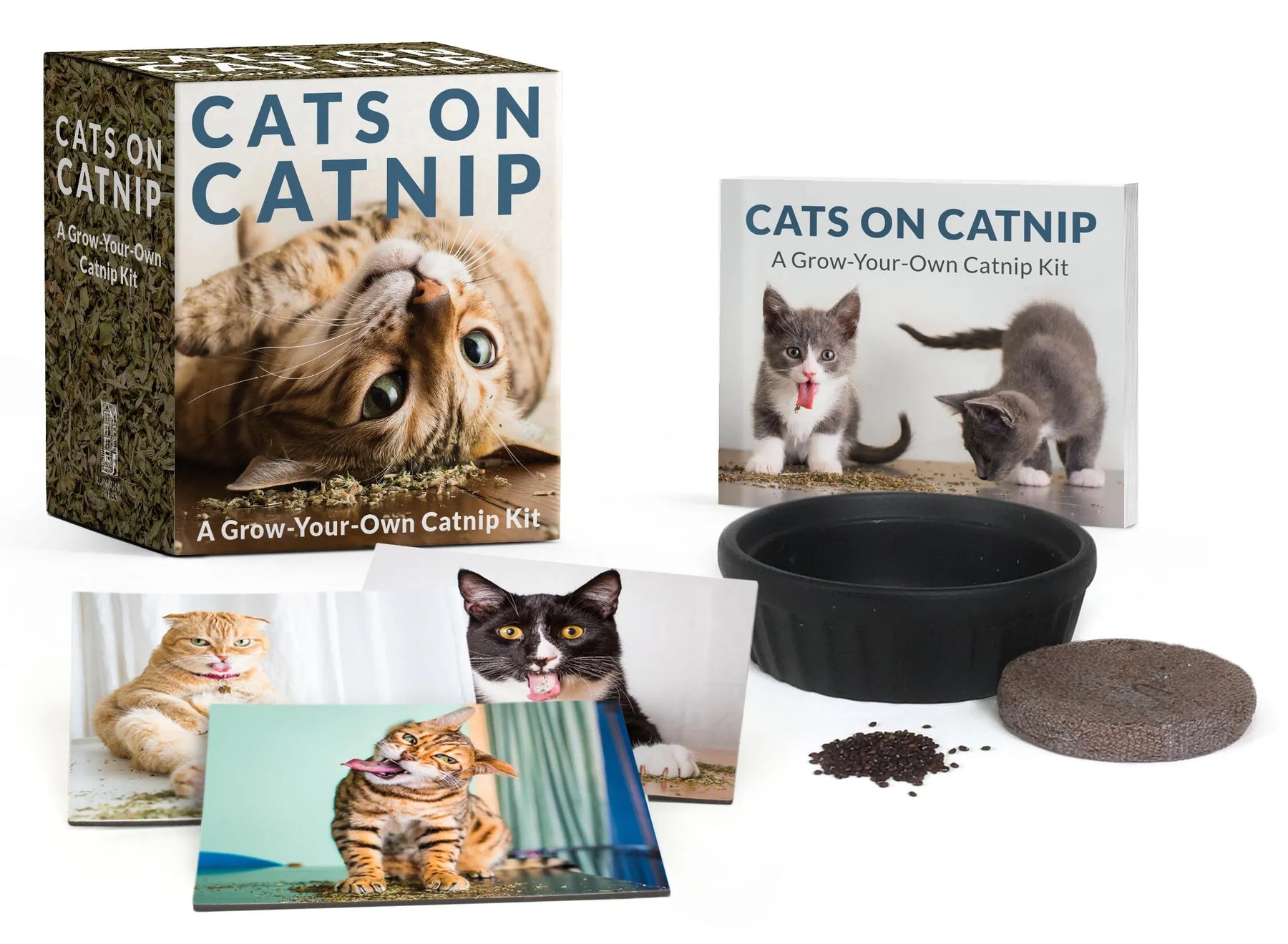 Hachette Book Group Toys > Art Toys Cats On Catnip: A Grow-Your-Own Catnip Kit [Mini Kit] 9780762464111 TEC100HAC