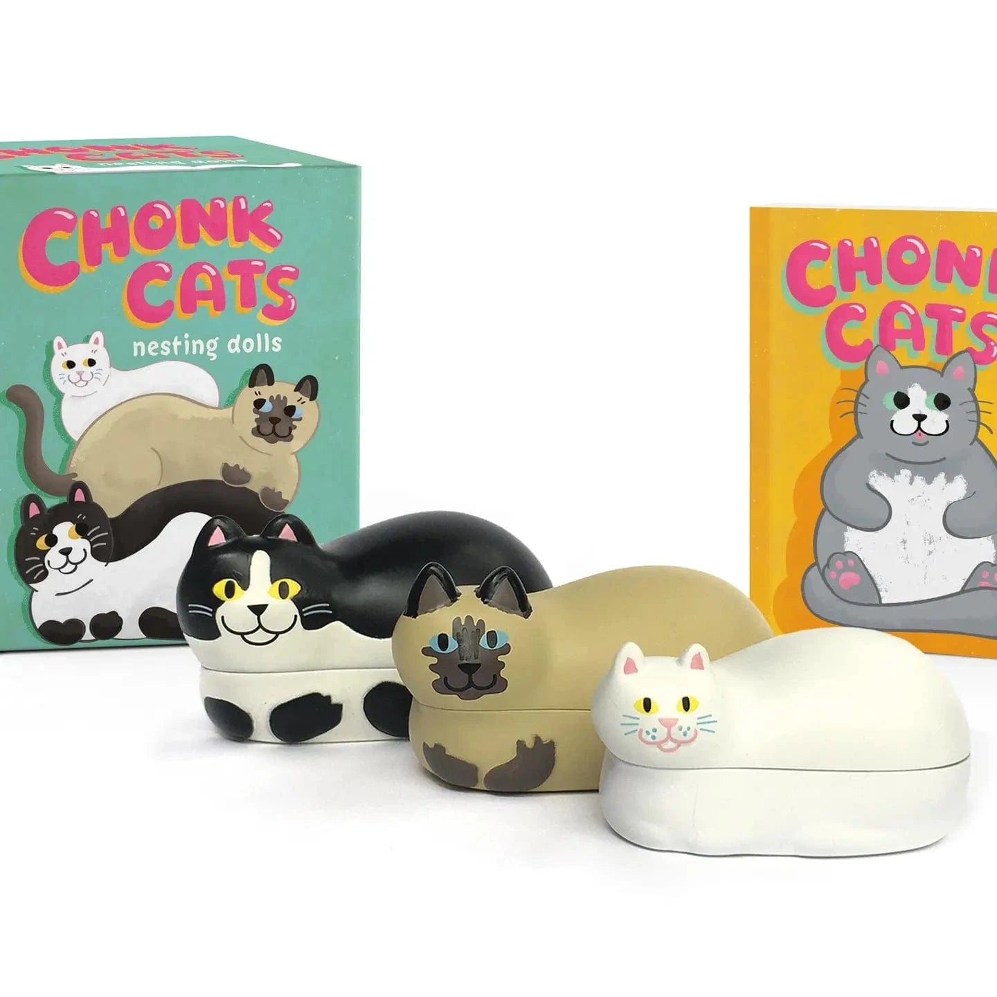 Hachette Book Group Toys > Art Toys Chonk Cats Nesting Dolls 9780762472628