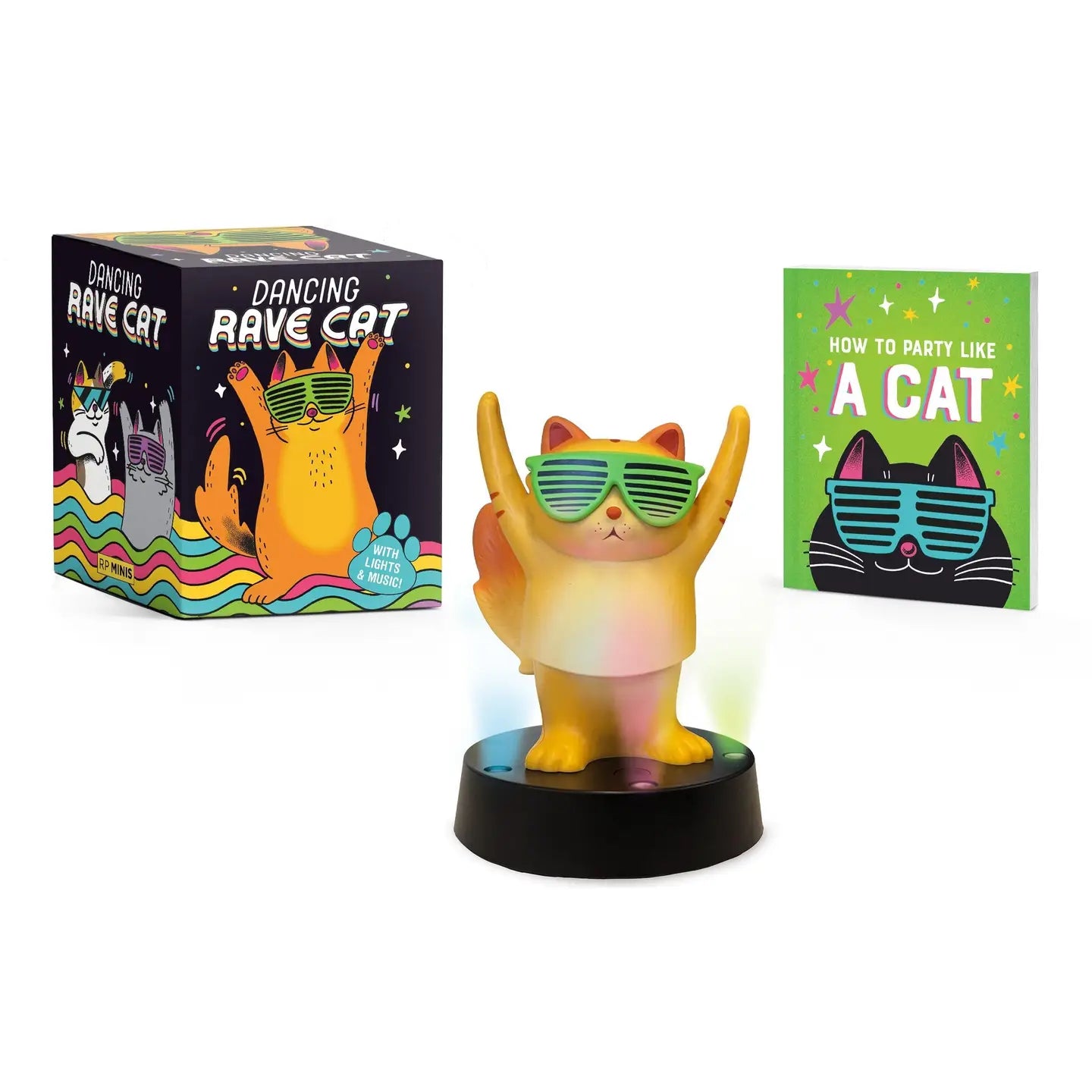 Hachette Book Group Toys > Art Toys Dancing Rave Cat [Mini Kit] 9798894141398