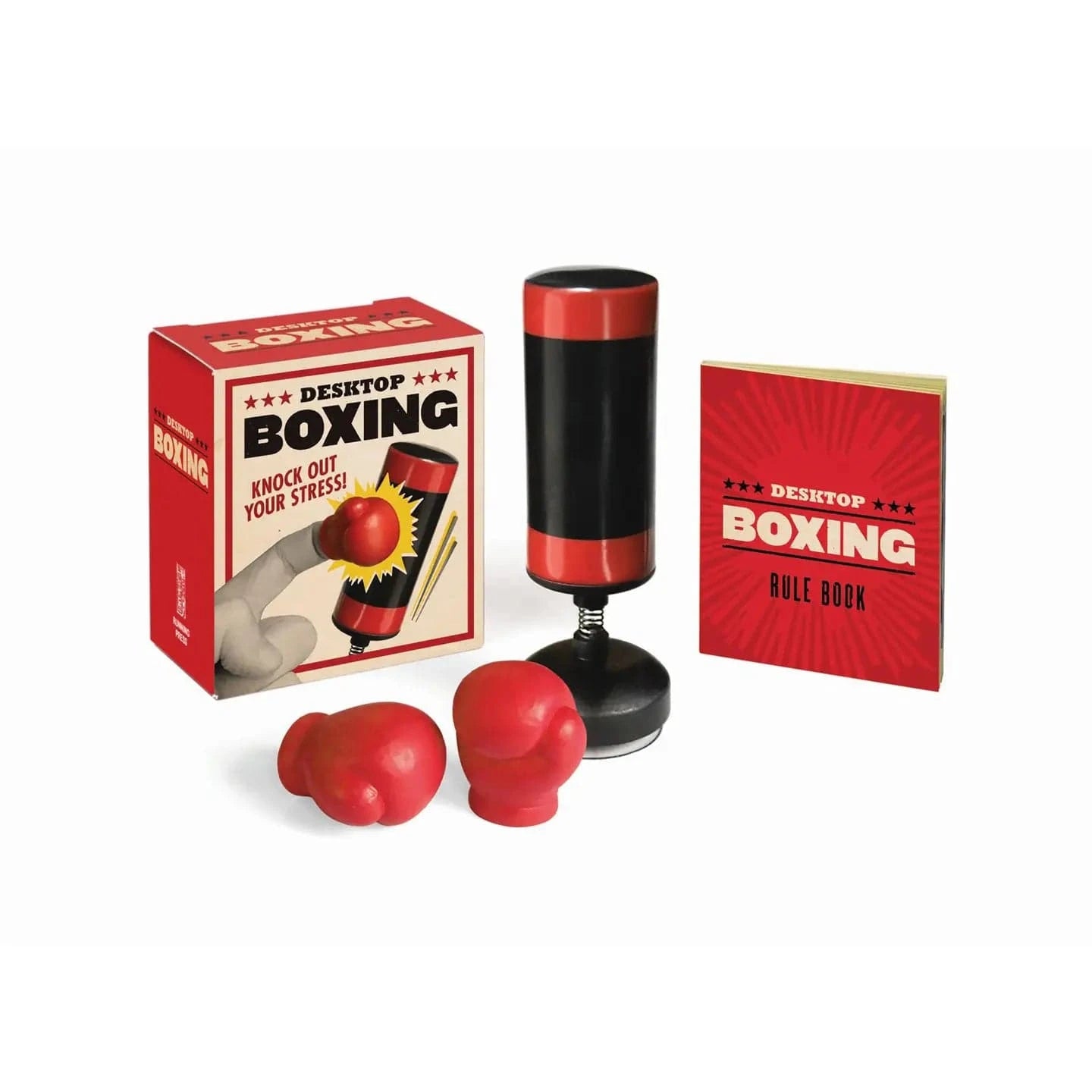 Hachette Book Group Toys > Art Toys Desktop Boxing: Knock Out Your Stress! [Mini Kit] 9780762460809