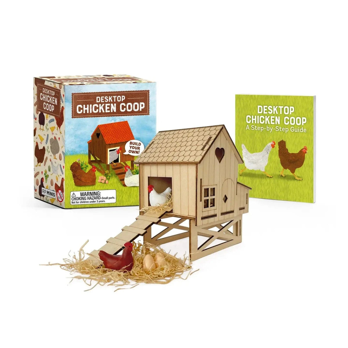 Hachette Book Group Toys > Art Toys Desktop Chicken Coop: Build Your Own! [Mini Kit] 9780762488841