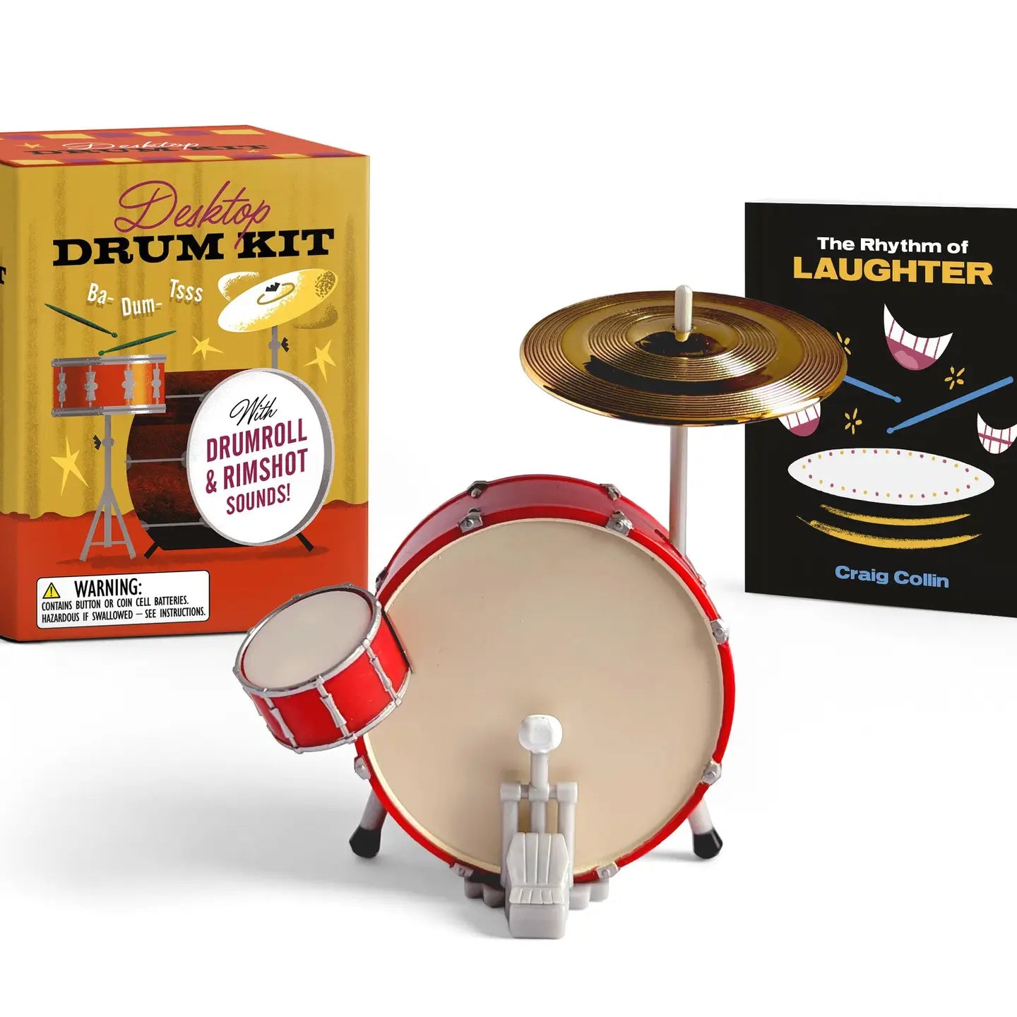 Hachette Book Group Toys > Art Toys Desktop Drum Kit [Mini Kit] 9780762489329