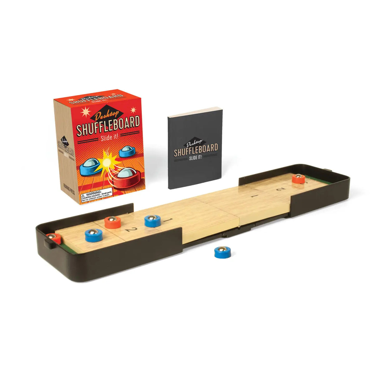 Hachette Book Group Toys > Art Toys Desktop Shuffleboard: Slide It! [Mini Kit] 9780762464067
