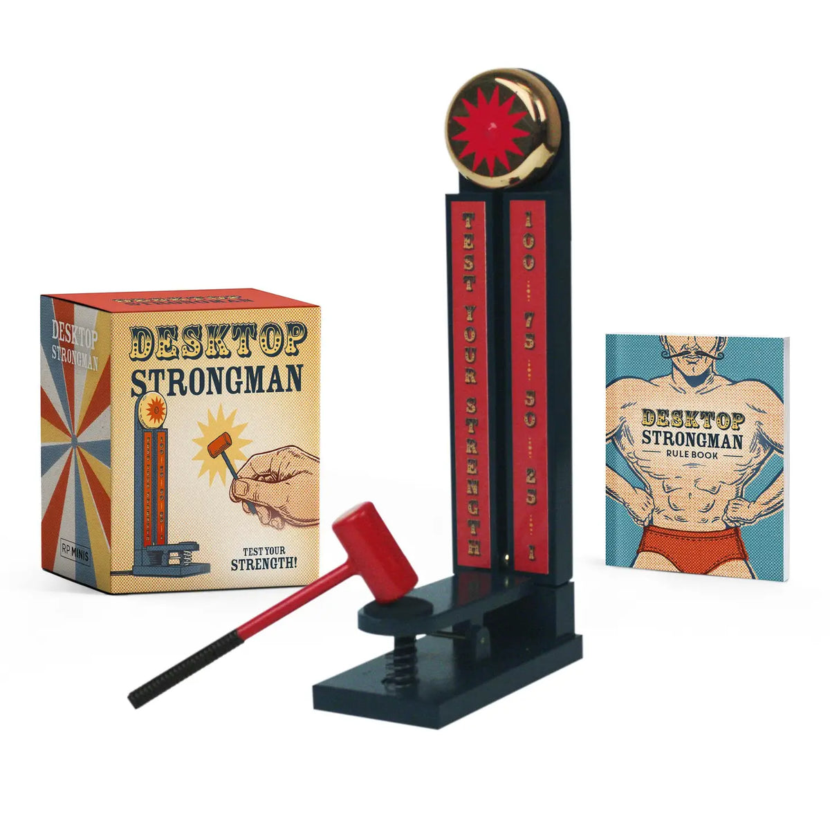 Hachette Book Group Toys > Art Toys Desktop Strongman: Test Your Strength! [Mini Kit] 9780762497201