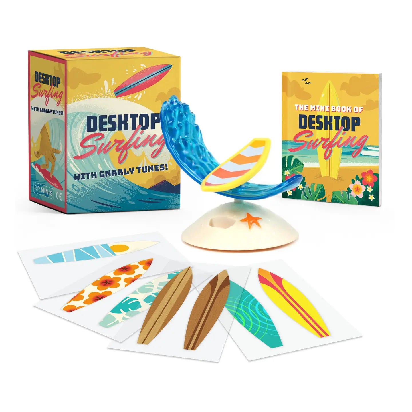 Hachette Book Group Toys > Art Toys Desktop Surfing: with Gnarly Tunes! [Mini Kit] 9780762466603