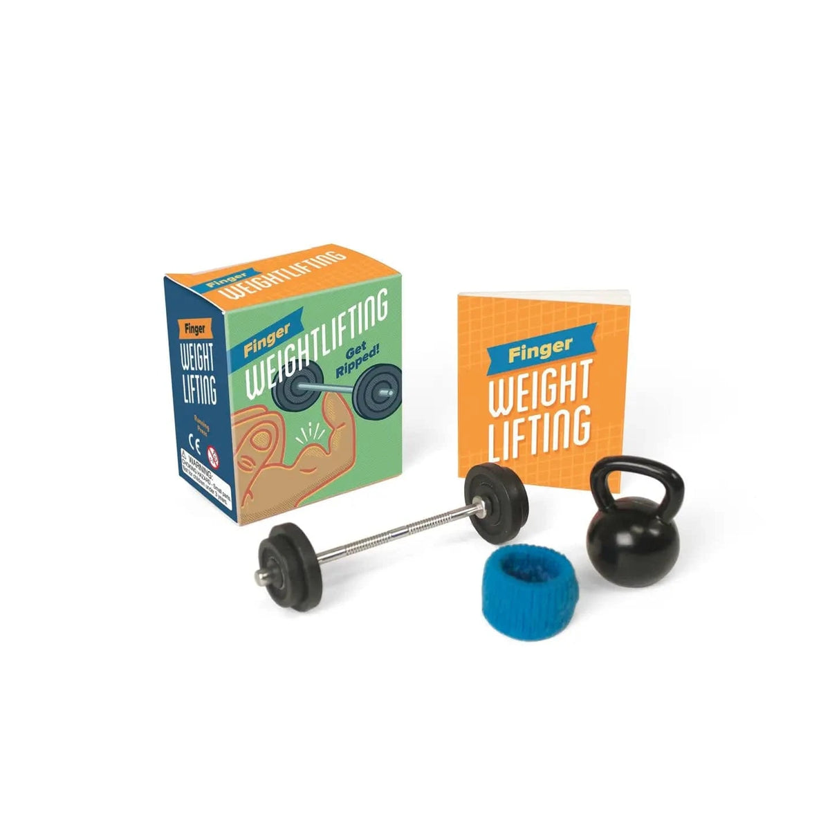 Hachette Book Group Toys > Art Toys Finger Weightlifting: Get Ripped! [Mini Kit] 9780762463886