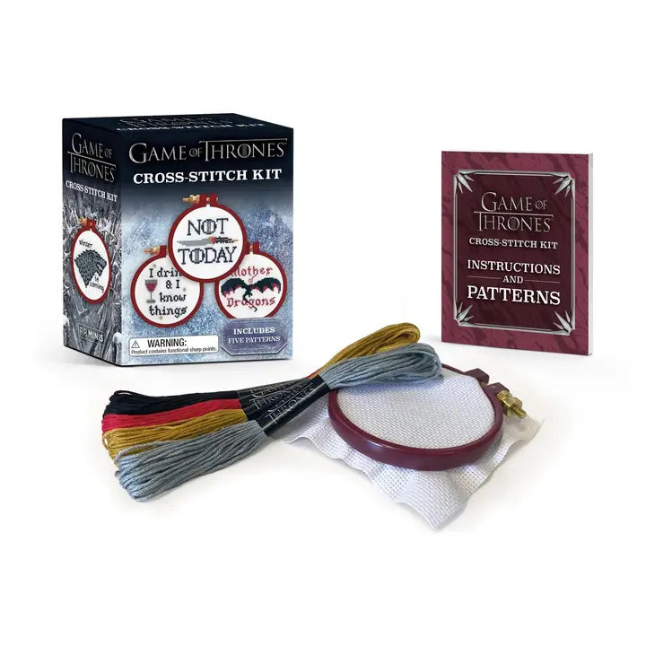 Hachette Book Group Toys > Art Toys Game of Thrones Cross-Stitch Kit [Mini Kit] 9780762486953