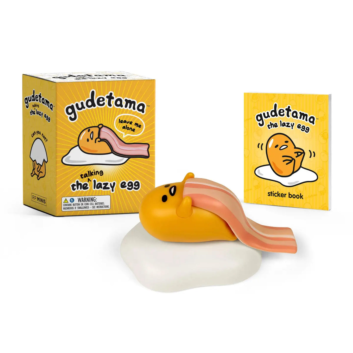 Hachette Book Group Toys > Art Toys Gudetama: the Talking Lazy Egg [Mini Kit] 9780762469826