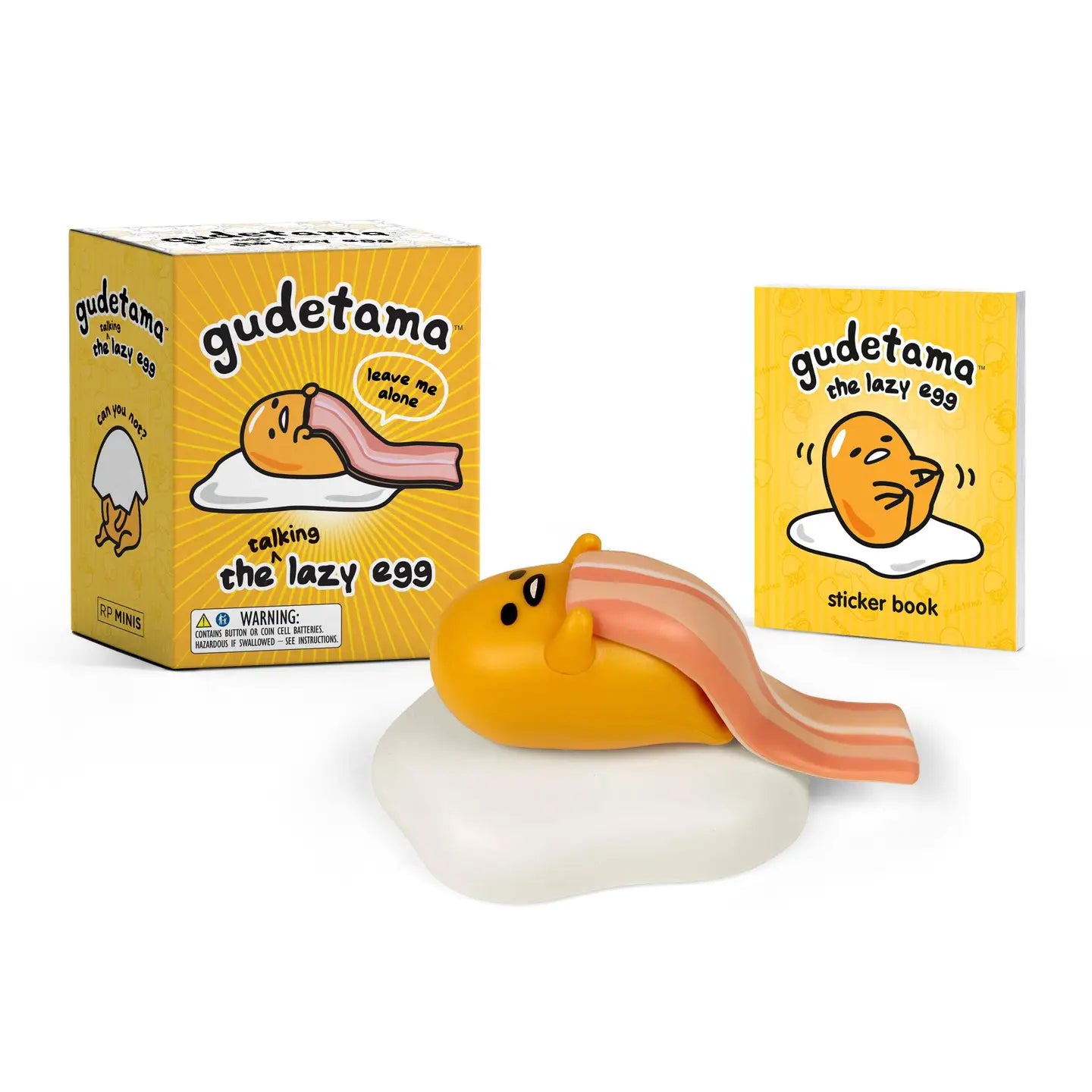 Hachette Book Group Toys > Art Toys Gudetama: the Talking Lazy Egg [Mini Kit] 9780762469826