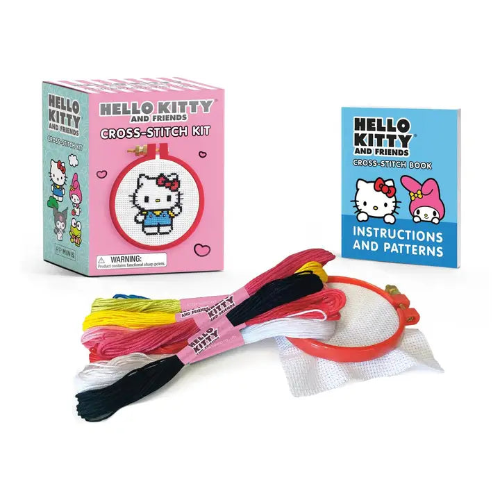 Hachette Book Group Toys > Art Toys Hello Kitty and Friends Cross-Stitch Kit [Mini Kit] 9780762483303