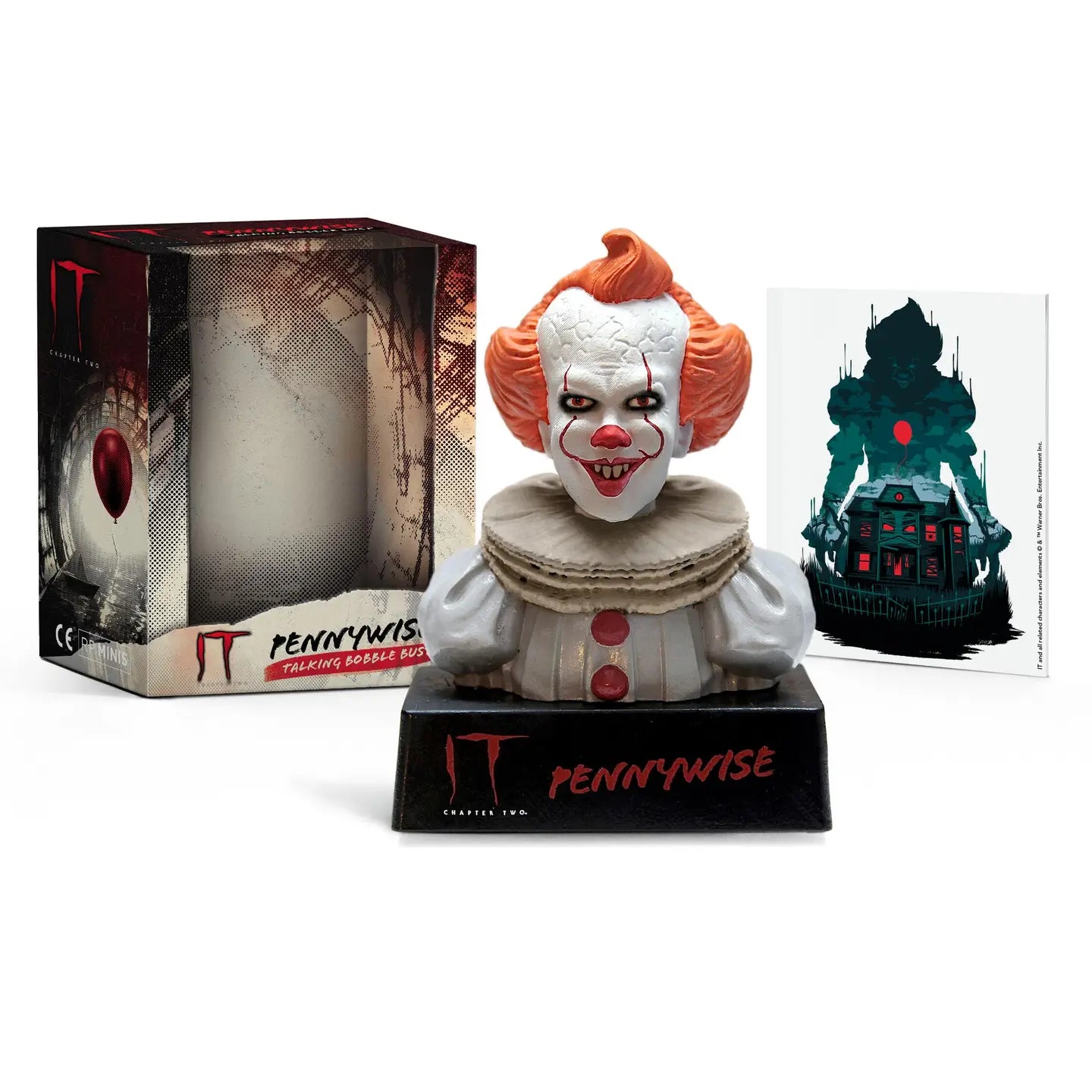 Hachette Book Group Toys > Art Toys It: Pennywise Talking Bobble Bust [Mini Kit] 9780762480500