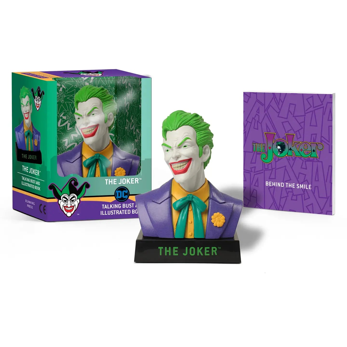 Hachette Book Group Toys > Art Toys Joker Talking Bust and Illustrated Book [Mini Kit] 9780762494088