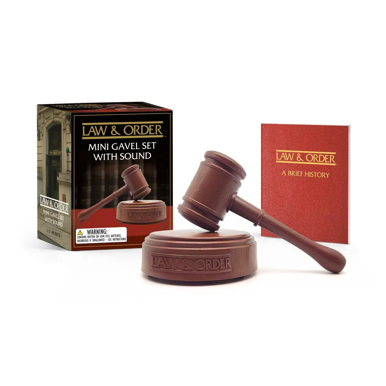 Hachette Book Group Toys > Art Toys Law & Order: Mini Gavel Set with Sound [Mini Kit] 9780762482719