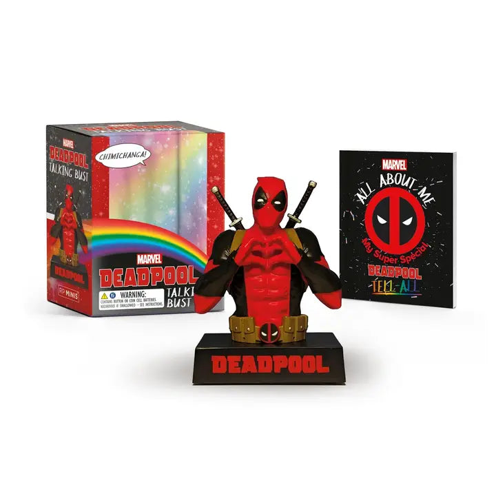 Hachette Book Group Toys > Art Toys Marvel: Deadpool Talking Bust: Chimichanga! [Mini Kit] 9780762485697