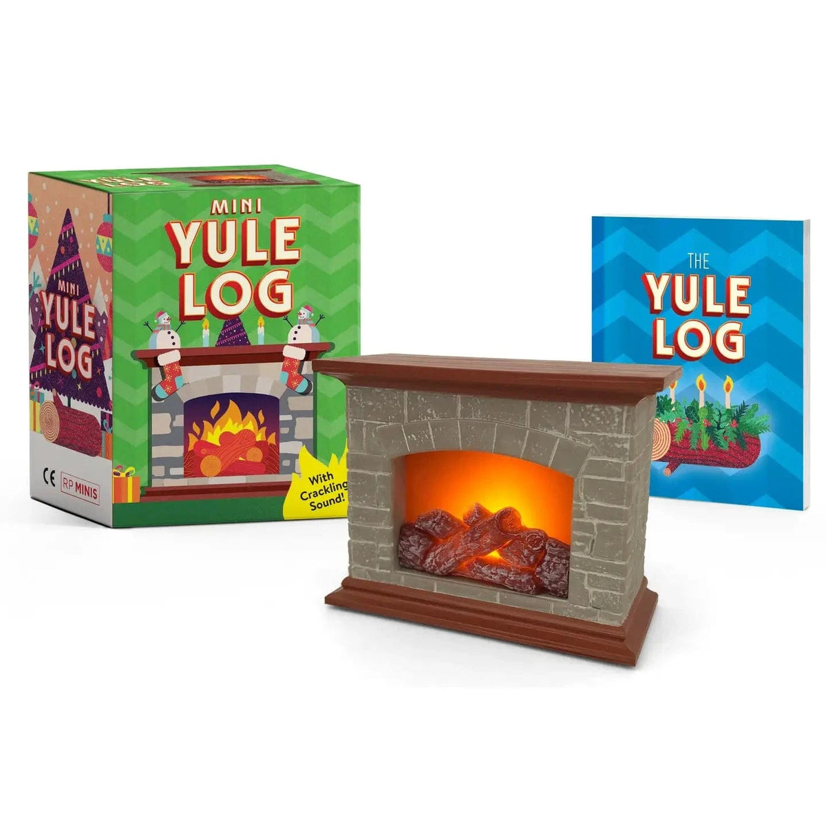 Hachette Book Group Toys > Art Toys Mini Yule Log: with Crackling Sound! [Mini Kit] 9780762471492