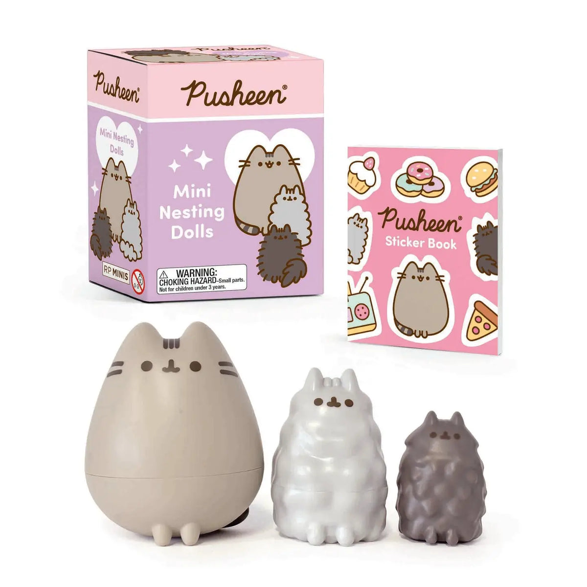 Hachette Book Group Toys > Art Toys Pusheen Mini Nesting Dolls [Mini Kit] 9798894141312