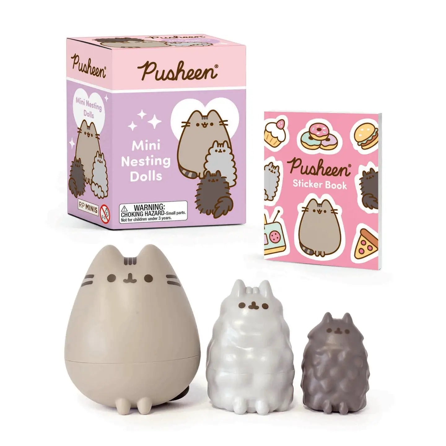 Hachette Book Group Toys > Art Toys Pusheen Mini Nesting Dolls [Mini Kit] 9798894141312