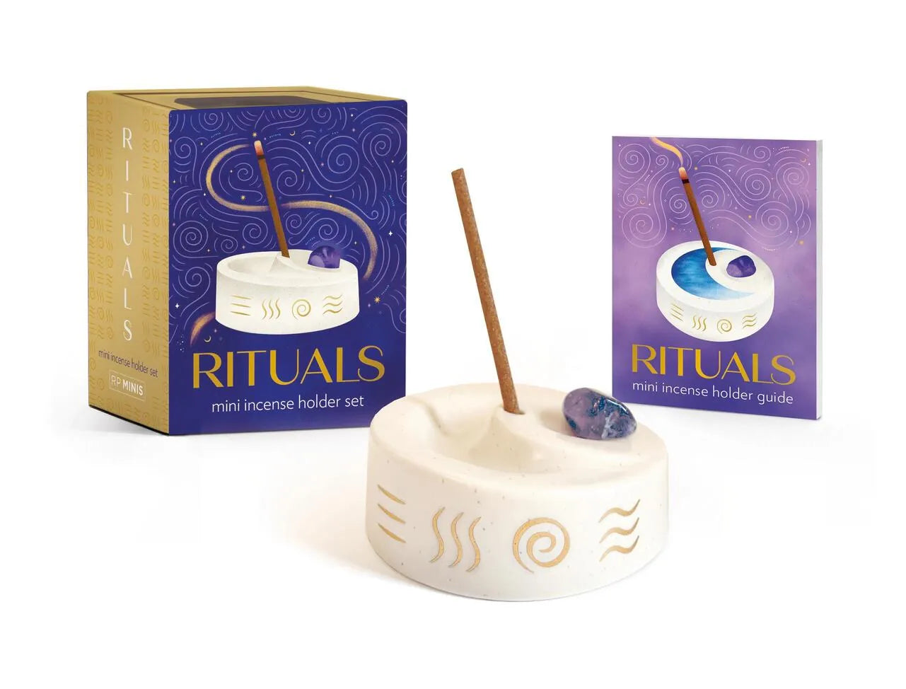 Hachette Book Group Toys > Art Toys Rituals Mini Incense Holder Set [Mini Kit] 9780762482764 TEC101HAC