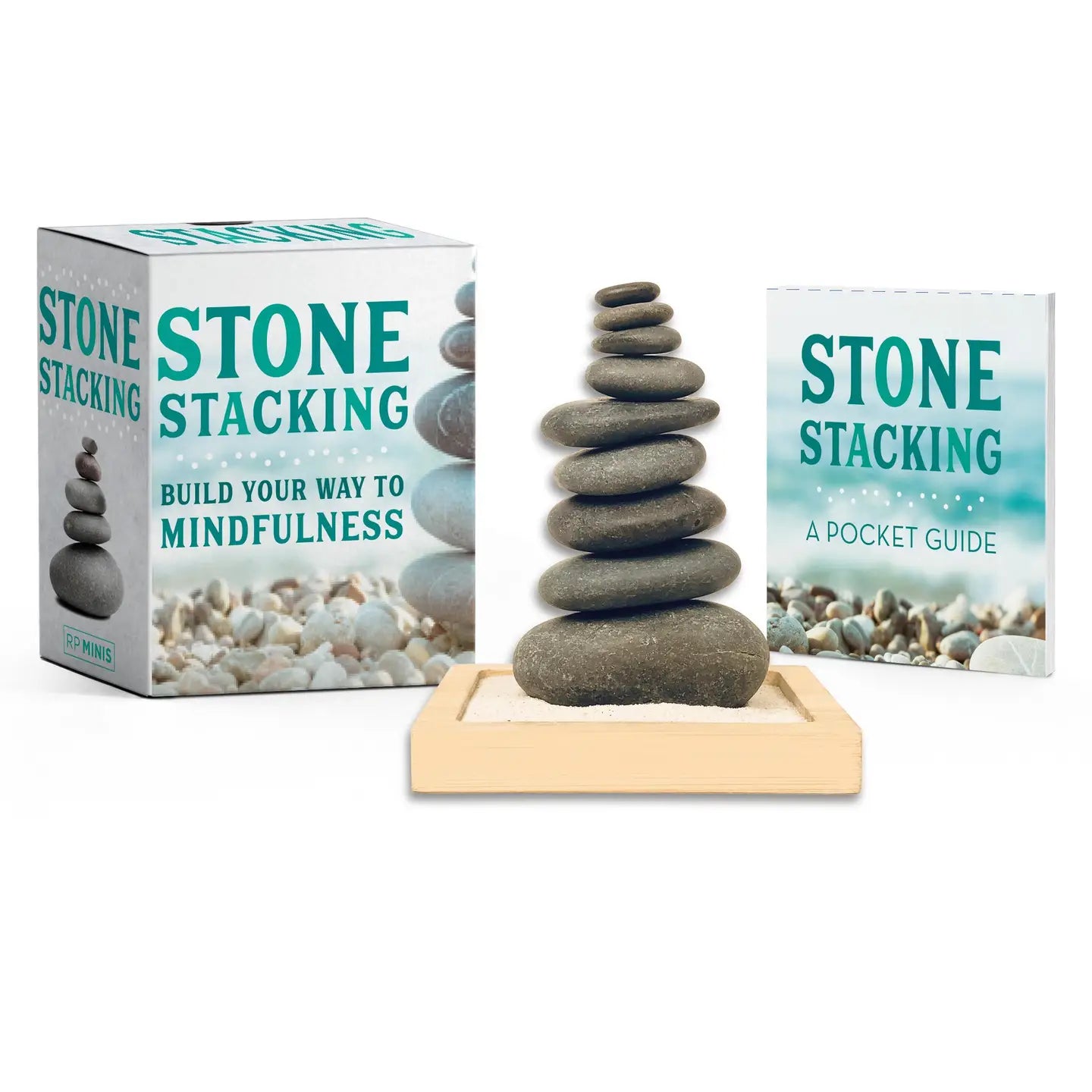 Hachette Book Group Toys > Art Toys Stone Stacking: Build Your Way To Mindfulness [Mini Kit] 9780762469543